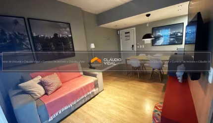 Lindíssimo apartamento MOBILIADO com 58m² -1/4 no Caminho das Árvores