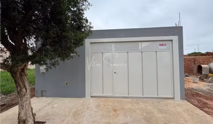 Casa á venda no bairro do Acapulco em Birigui; Casa com sala de TV, 2 quartos, Cozinha, Banheiro social, Área de serviço e Garagem descoberta