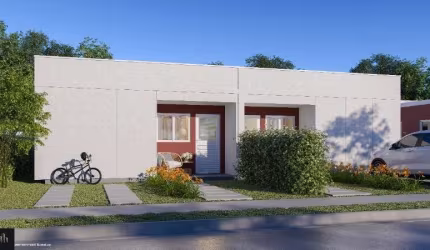Imperdível: Casa à venda em Birigüi-SP, Residencial Oliveira, 2 quartos, 1 sala, 1 banheiro, 1 vaga, 43,35m².