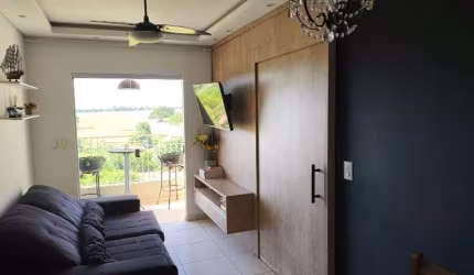 Apartamento à venda em Birigüi-SP, Residencial Manuela: 2 quartos, 2 salas, 1 banheiro, 1 vaga, 55m². Venha conferir!