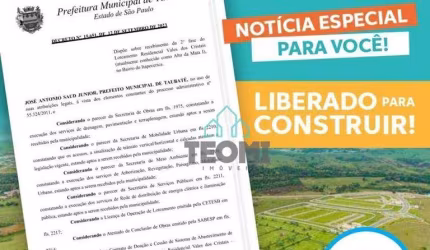 Terreno à venda, 250 m² por R$ 130.000,00 - Itapecerica - Taubaté/SP