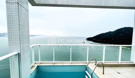 Cobertura Tríplex com 7 suítes frente mar
