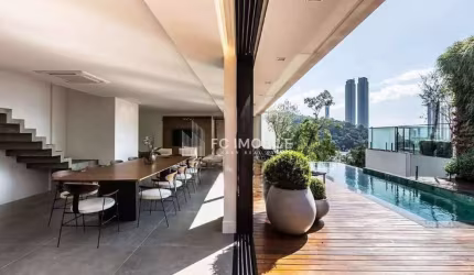 Luxuosa casa com 4 suítes, inteira mobiliada, cond. Bella Vista Residence em Balneário Camboriú