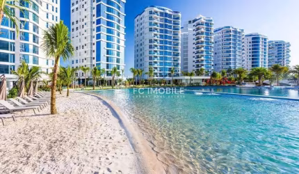 Apartamento com 3 suítes, inteiro mobiliado, à venda no edifício Brava Home Resort na Praia Brava - Itajaí/SC