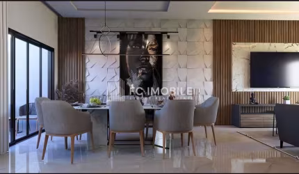 Casa nova em condomínio com 3 suítes, à venda no Vila izabel - Curitiba/PR