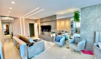 Apartamento com 3 suítes, mobiliado, à venda no edifício Porto da Barra em Balneário Camboriú