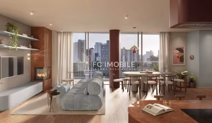 Apartamento com 139 m² privativos, 3 suítes, à venda no Batel - Curitiba/PR