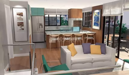 Cobertura Duplex com 3 quartos sendo 1 suíte,  à venda no Alto da XV - Curitiba/PR