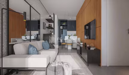Apartamento com 2 quartos sendo 1 suíte,  à venda no Água Verde - Curitiba/PR
