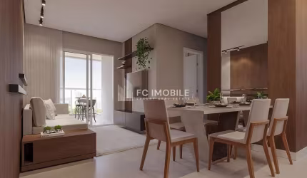 Apartamento com 2 quartos sendo 1 suíte,  à venda no bairro Boa Vista - Curitiba/PR