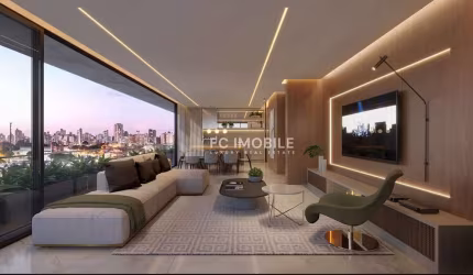 Apartamento com 219 m² privativos, 3 suítes, à venda no Batel - Curitiba/PR