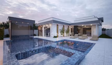 Casa térrea com 231 m² privativos, 4 suítes, à venda no condomínio clube Caledônia em Camboriú/SC
