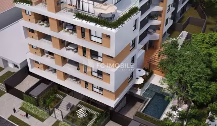 Apartamento novo com 1 suíte + 2 Demi suítes, à venda no bairro Mercês - Curitiba/P