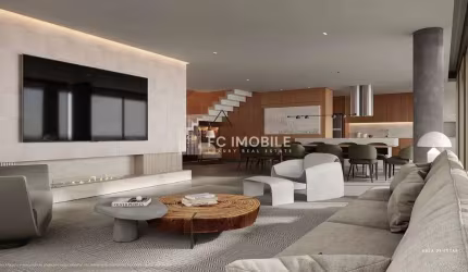 Cobertura Duplex com 4 suítes, à venda no Cabral - Curitiba/PR