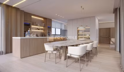 Cobertura Duplex com 3 suítes, à venda no Cabral - Curitiba/PR