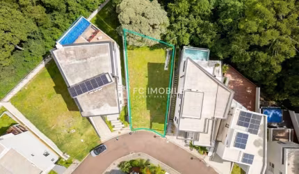 Terreno com 457 m² em condomínio, à venda no Campo Comprido - Curitiba/PR