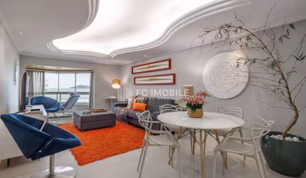 Apartamento frente mar com 4 suítes, disponível para locação no edifício  Torre Atlântica em Balneário Camboriú