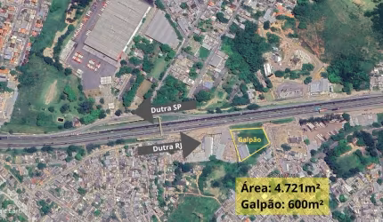 Galpão 600m² na Dutra em Área de 4.721m²