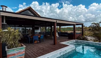 Casa Alto Padrão com 4 suítes e piscina privativa - Imbassaí/ Linha Verde -Ba