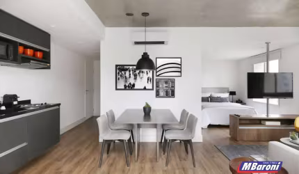 Studio mobiliado para locação com 01 vaga e 63 m² - Cidade Monções