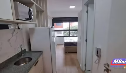 STUDIO ,ALUGA, MIRANDOPOLIS ,1 DORM INTEGRADO C/ SALA E COZINHA ,MOBILIADO.