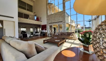Espetacular mansão de luxo no Condomínio Palavra da Vida: 5 quartos, 5 suítes, 6 salas, 7 banheiros, 8 vagas de garagem, 755m² em Atibaia-SP!