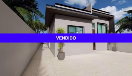 Casa térrea à venda com 91,09m² de área construída em ótima rua