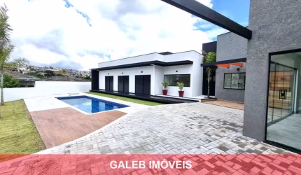 Casa térrea nova à venda em condomínio alto padrão na cidade de Atibaia