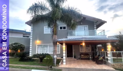 Casa de alto padrão em condomínio - 3 quartos, 1 suíte, 3 salas, 4 vagas - Atibaia/SP - Condomínio Terras de Atibaia I