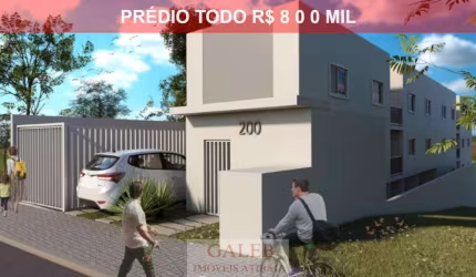 Prédio à venda em Atibaia-SP, Vila Santa Helena: 10 aptos com 1 quarto, 2 salas, 1 banheiro, 45m² de área. Invista agora!