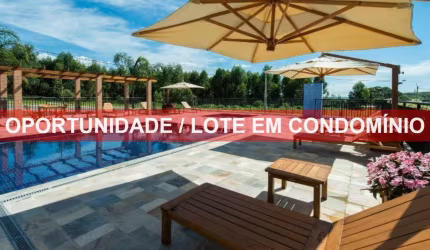Terreno em Condomínio Buona Vita em Atibaia-SP: 395m² de área para venda!