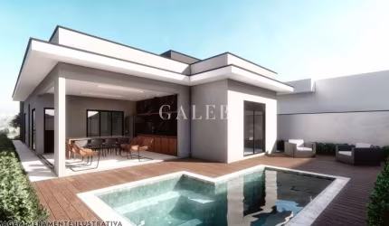 Casa em Condomínio de Luxo na Cachoeira - Atibaia-SP: 3 Quartos, 3 Suítes, 3 Salas, 5 Banheiros, 4 Vagas e 182,50m².