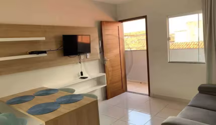 Alugo excelente apartamento mobiliado no Residencial São Matias, localizado no Bairro Ponta Negra, em Natal/RN