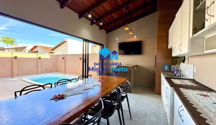 Casa Reformada e Ampliada no Condomínio Lagoa Azul Topázio