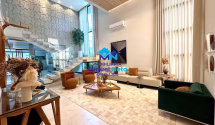 Viva Bem no Ecoville – Sobrado Mobiliado de 366m²