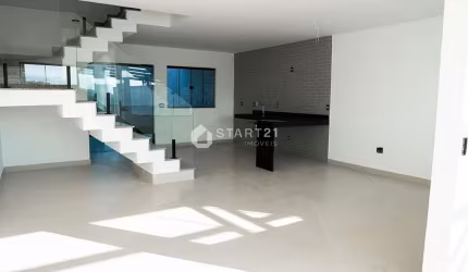 CASA ALTO PADRÃO A VENDA NO RESIDENCIAL ALVORADA, JARDIM BELVEDERE COM 3 SUITES E 2 VAGAS DE GARAGE
