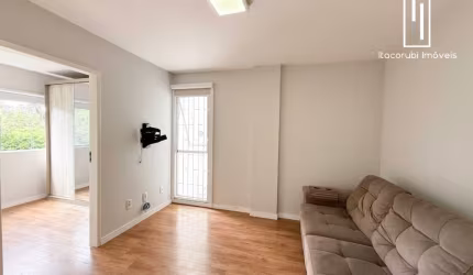 Apto semimobiliado, ensolarado, vista livre, com 2 dorm, à venda por R$ 530.000 - Itacurubi - Florianópolis/SC