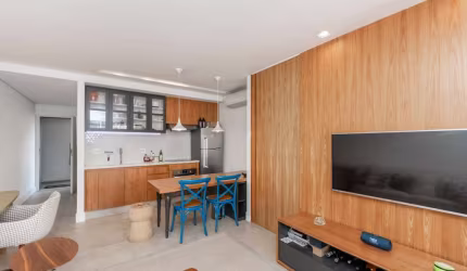 Apartamento tipo para venda e locação com 1 quarto, sendo 1 suíte, 69m²