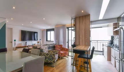 Apartamento tipo para venda com 1 quarto, sendo 1 suíte, 57m²