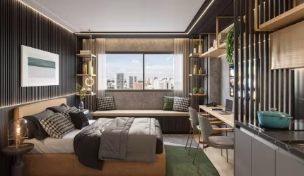 Studio para venda com 1 quarto, 25m²