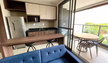 Apartamento tipo para venda com 1 quarto, sendo 1 suíte, 46m²