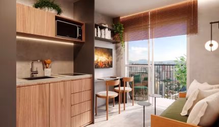 Apartamento tipo para venda com 1 quarto, 24m²