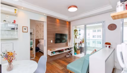 Apartamento tipo para venda com 1 quarto, sendo 1 suíte, 45m²