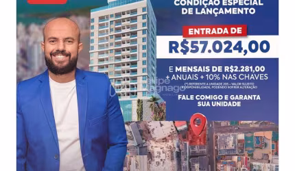 APARTAMENTO NA PLANTA DE 2 QUARTOS COM  SUÍTE NA QUADRA DO MAR NO FINAL DA PRAIA DO MORRO! LANÇAMENTO!