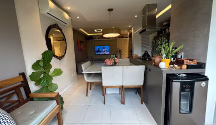 Lindo apartamento com 2 suítes