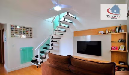 Apartamento com 3 dormitórios à venda, 88 m² por R$ 425.000,00 - Vila Tibiriçá - Santo André/SP