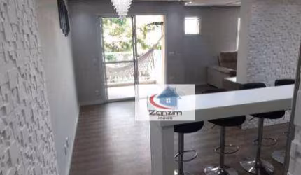 Apartamento com 1 dormitório para alugar, 54 m² por R$ 3.828/mês - Rudge Ramos - São Bernardo do Campo/SP