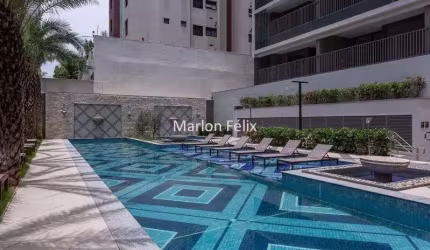 Apartamento novo com 1 quarto suíte living com lavabo e varanda no Jardins ao lado Parque do Ibirapuera