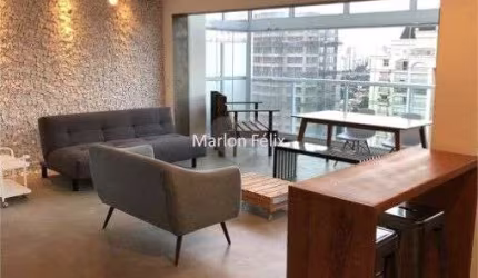 Apartamento Duplex com 83 metros 2 quartos 1 suíte varanda 1 vaga no Brooklin Sao Paulo SP