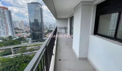 Apartamento novo 94 metros quadrados 3 quartos e 2 vagas no Brooklin - São Paulo SP